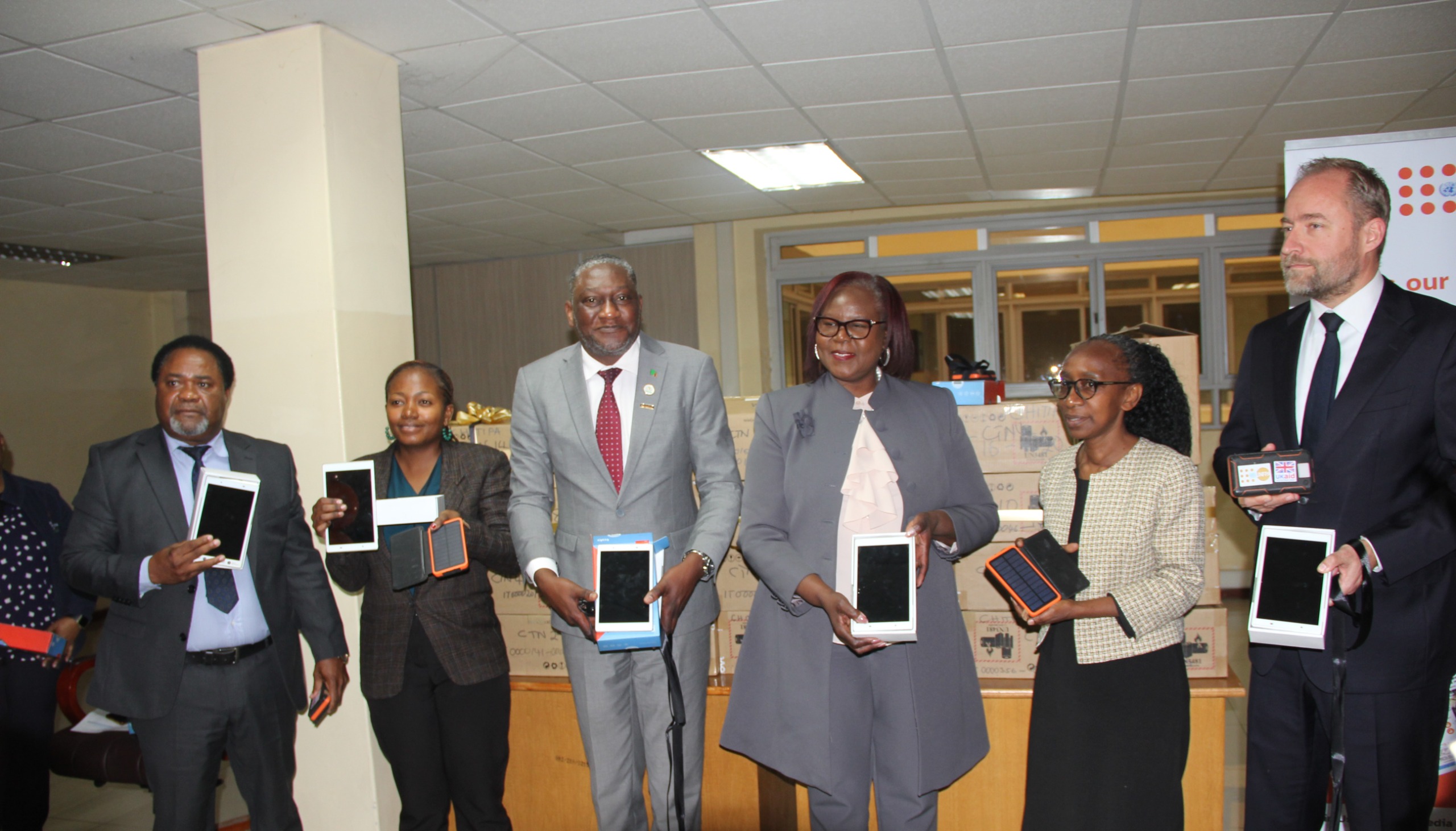 ZamStats Hands Over Tablets Used During The 2022 Census Of Population And Housing To Strengthen The National Statistical System
