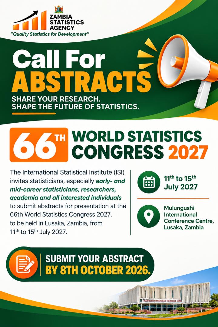 Call for Abstracts : 66th World Statistics Congress 2027